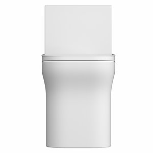 3D piece ewc toilet model