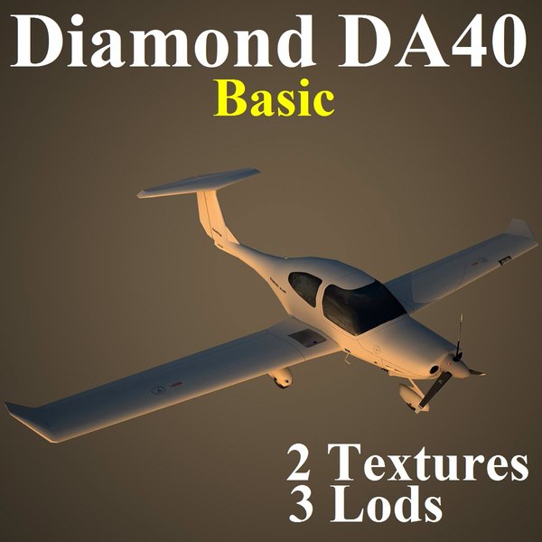 DA40ベーシック3Dモデル - TurboSquid 775650