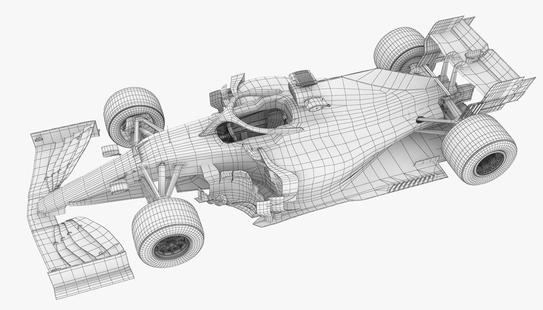 3D model f1 w10 2019 - TurboSquid 1383155