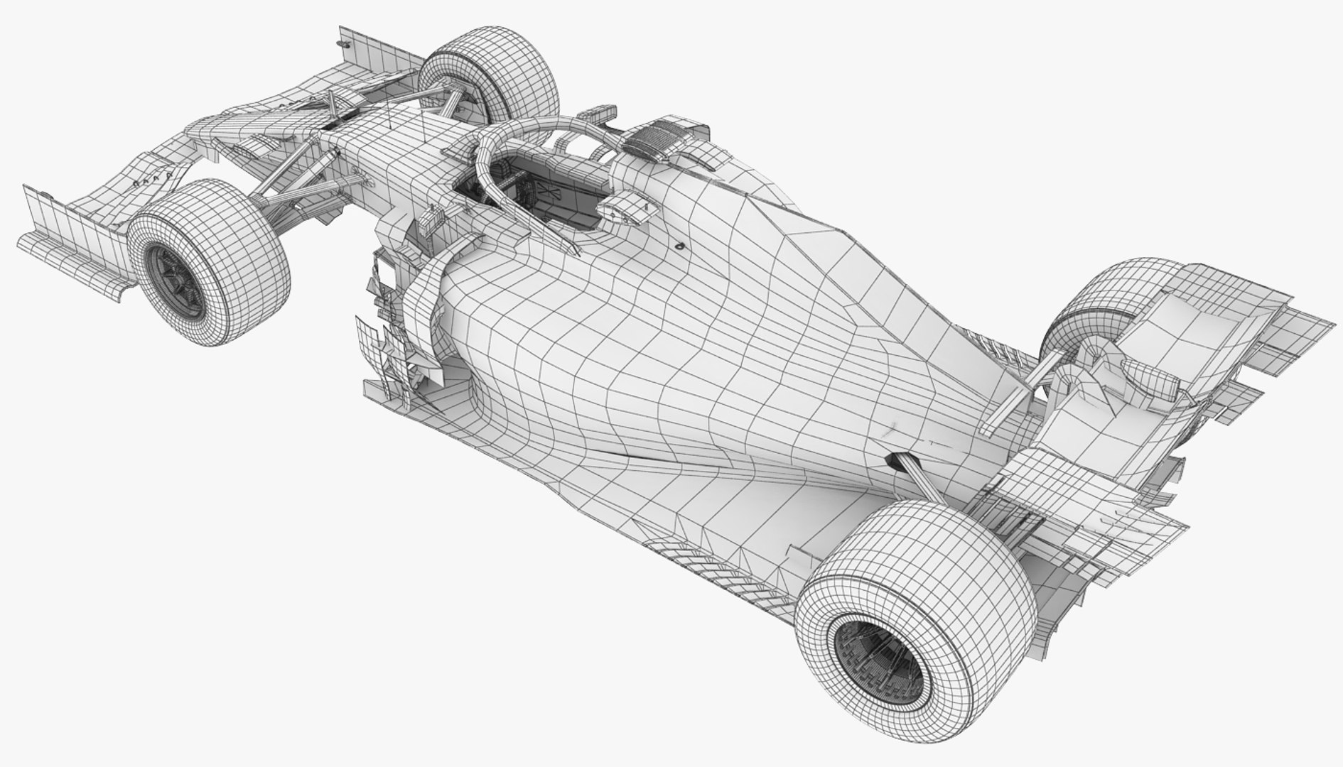 3D model f1 w10 2019 - TurboSquid 1383155