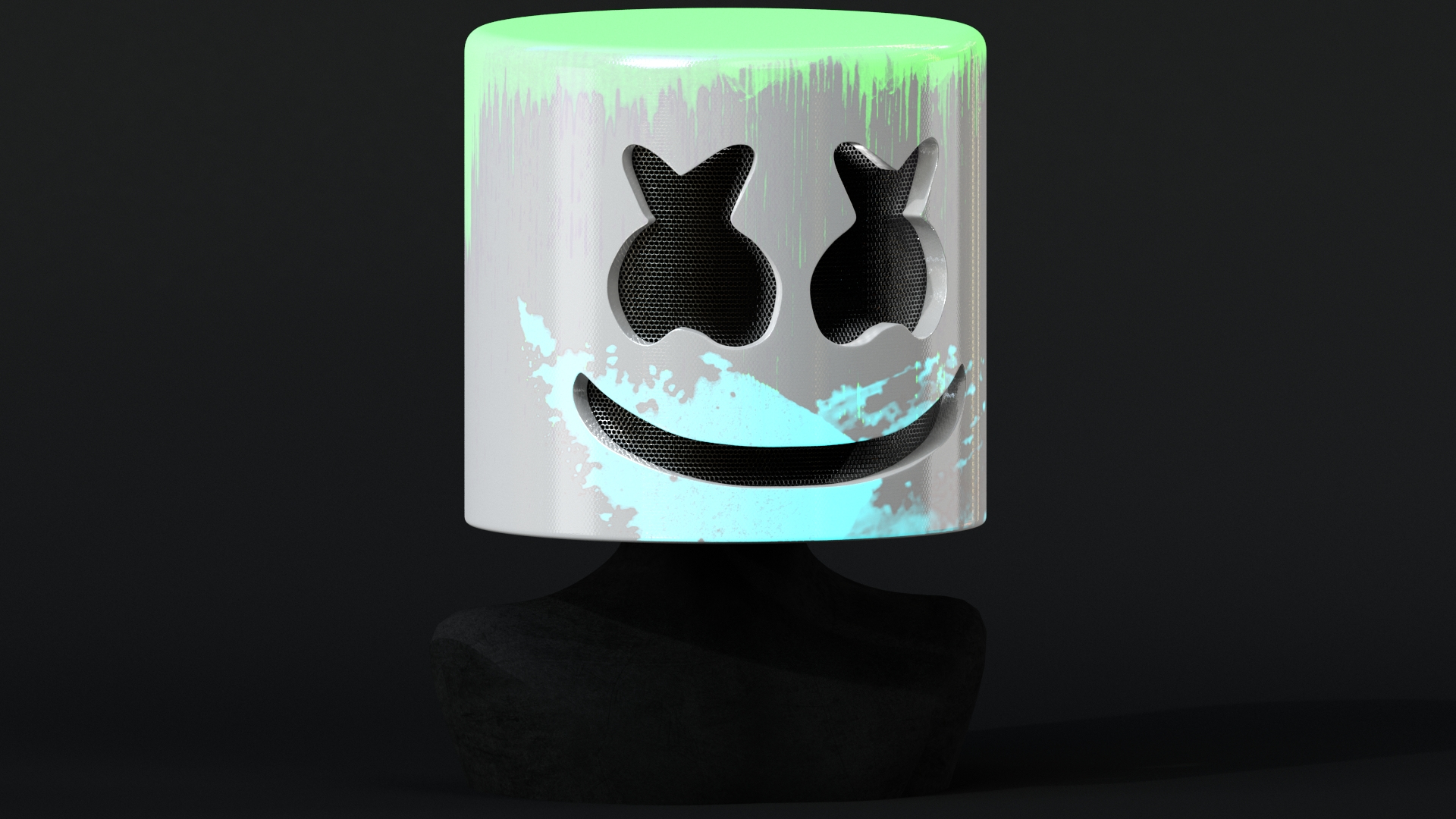 mask dj marshmello3d模型