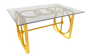 GLASS TABLE 3D model