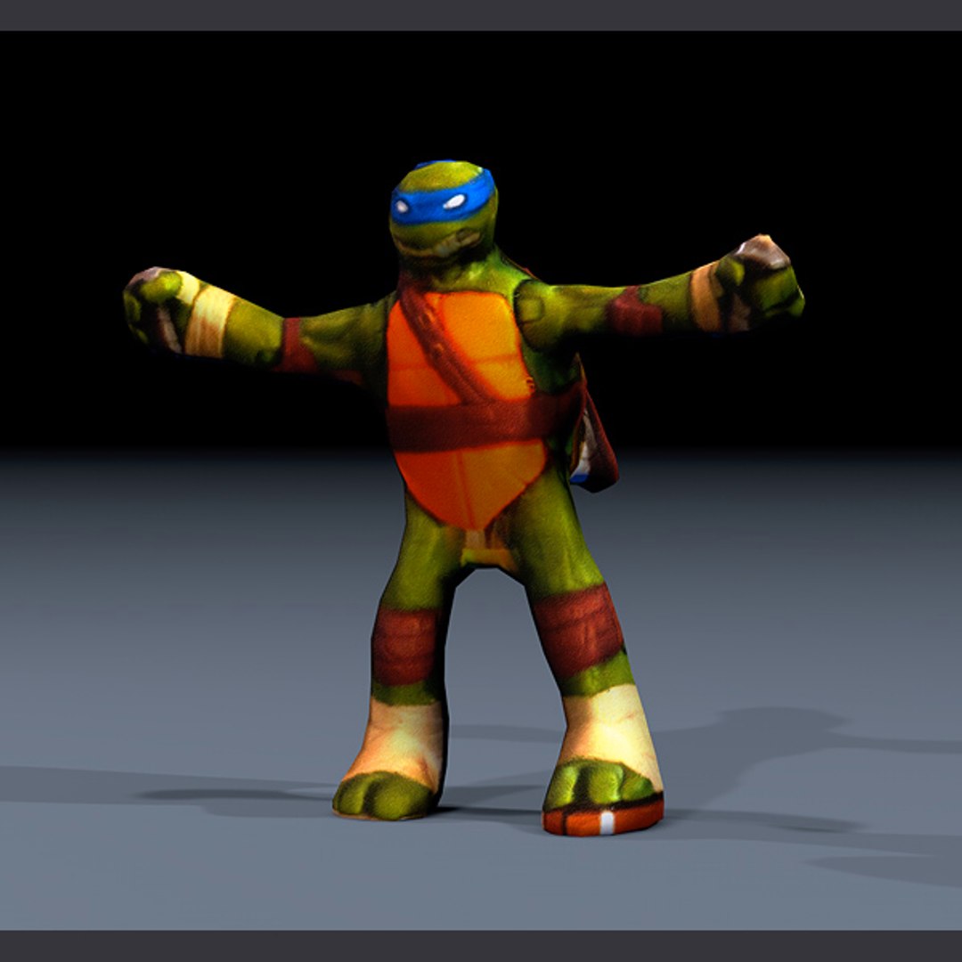 3d Ninja Turtle Model