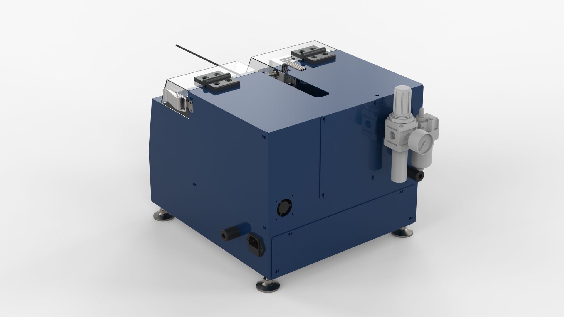 Automatic Braid cutting machine model https://p.turbosquid.com/ts-thumb/Ow/TxRYaV/Vx/79.braidcuttingmachinecommunicationwirespeedinternalbraidcuttingmachine.557/jpg/1662559125/1920x1080/fit_q87/314b4245d4f30576a94da7100f00de15583b754f/79.braidcuttingmachinecommunicationwirespeedinternalbraidcuttingmachine.557.jpg