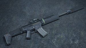 MSBS 3D Model  Polish Modular Rifle System  Next-Gen Versatility 3D
