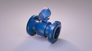 3D Industrial Flow Meter