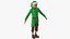 3D Christmas Elf Male 3