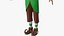 3D Christmas Elf Male 3