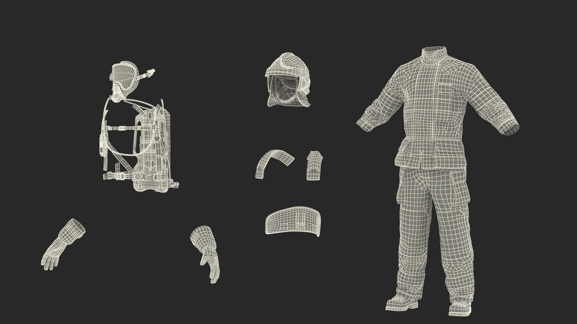 3D model firefighter suit neutral pose https://p.turbosquid.com/ts-thumb/Ow/YWcy59/nr/firefightersuitneutralpose3dsmodel040/jpg/1611158643/1920x1080/fit_q87/6a6d9865a07ee8351d7203230bd2e4ebc861d6a9/firefightersuitneutralpose3dsmodel040.jpg