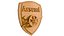 Brasão do Arsenal - Modelo 3D PBR Low Poly