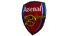 Brasão do Arsenal - Modelo 3D PBR Low Poly