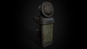 Old Mining Lantern - Game Ready - PBR Low-poly 3D model 3D model