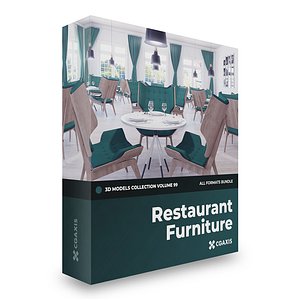 restaurant furniture 3D model