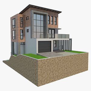3D house rest model