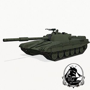3d model t-72 battle tank