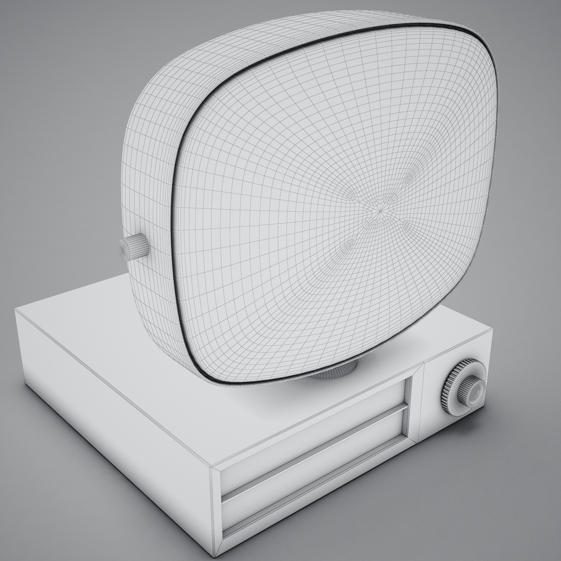 old tv 3d model