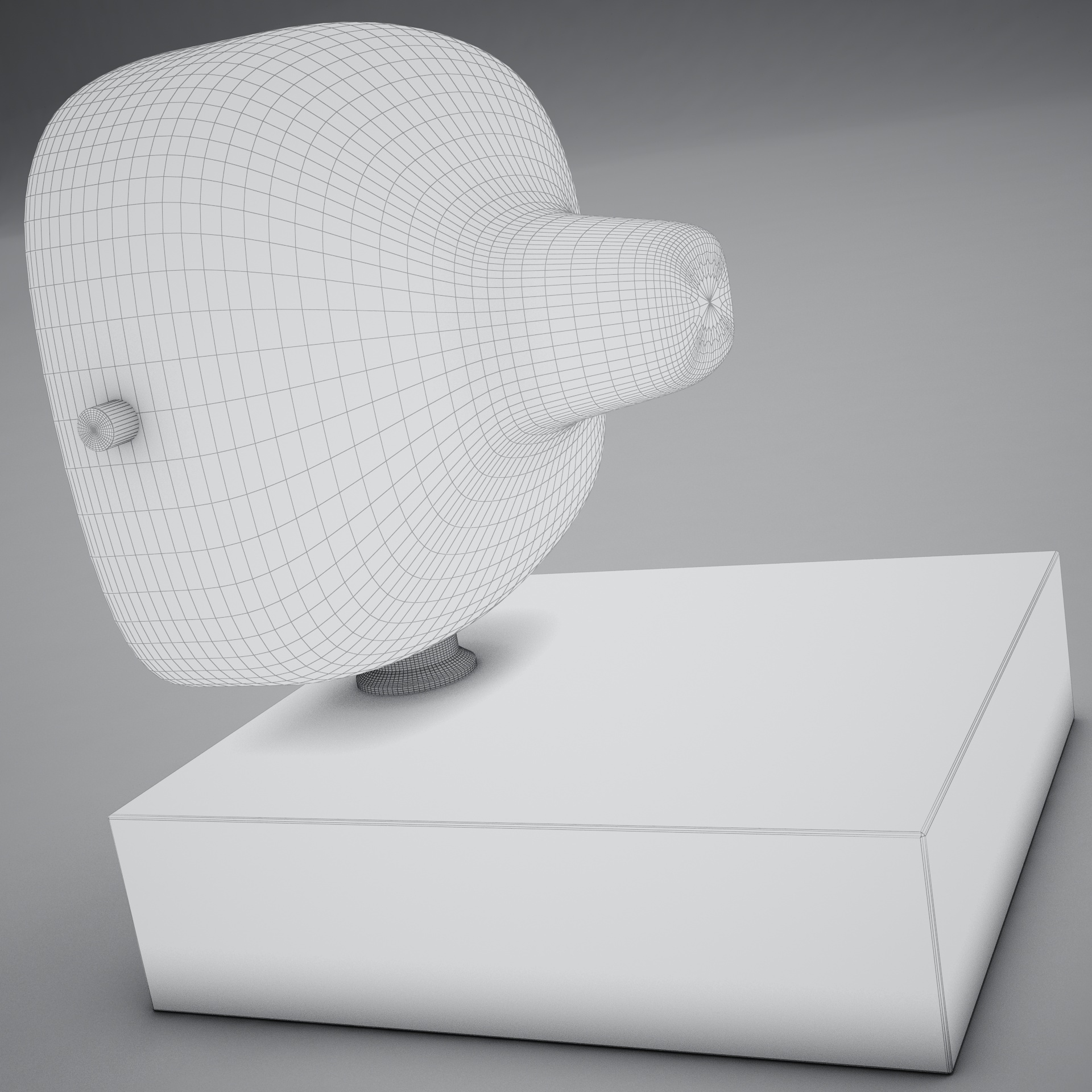 old tv 3d model