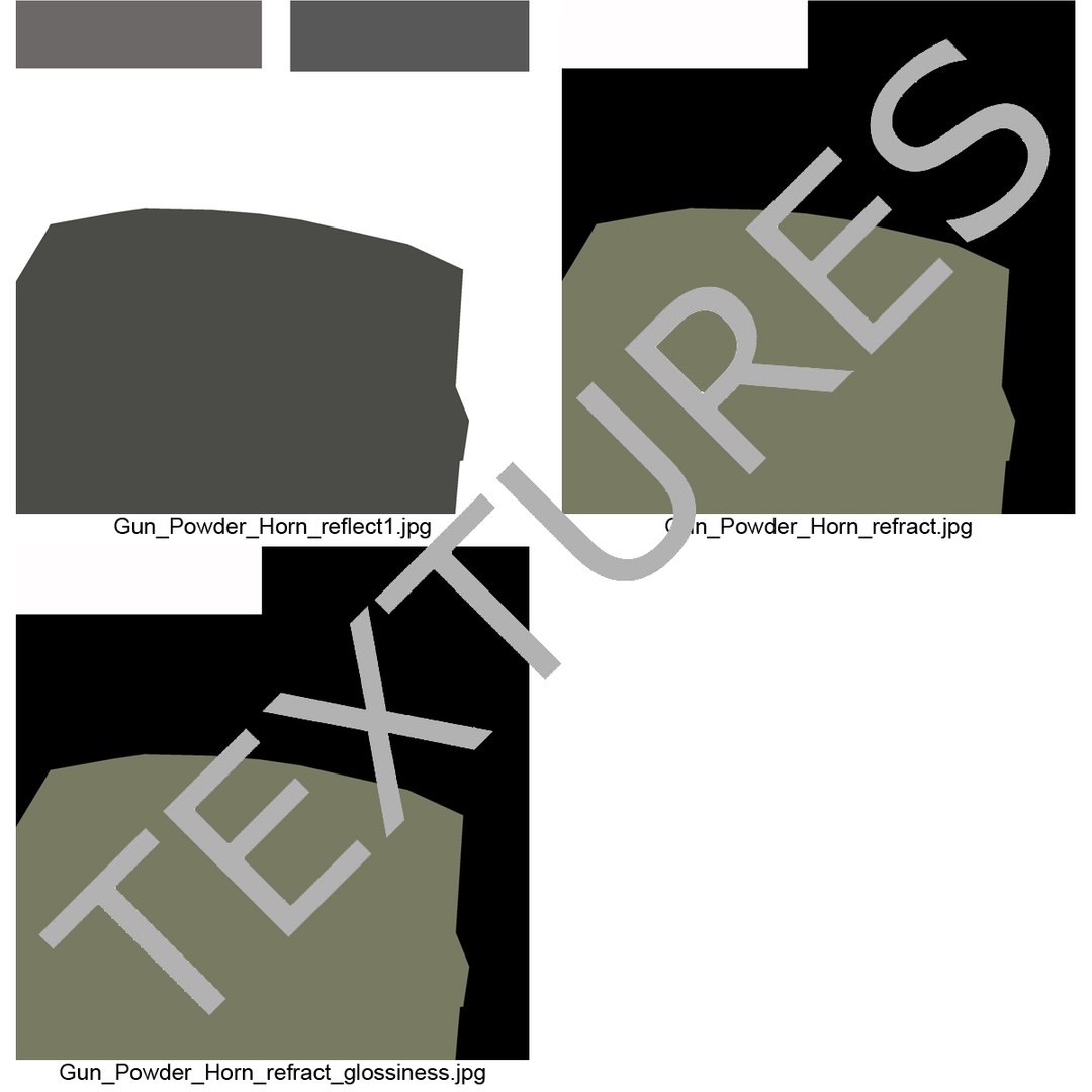 gunpowder horn 3d model https://p.turbosquid.com/ts-thumb/Ox/0Qj8j6/QCQUVite/gunpowderhorn_84/jpg/1384337839/1920x1080/fit_q87/93a15e9b02de3761a7770c18ca3d1d67fc75d4aa/gunpowderhorn_84.jpg