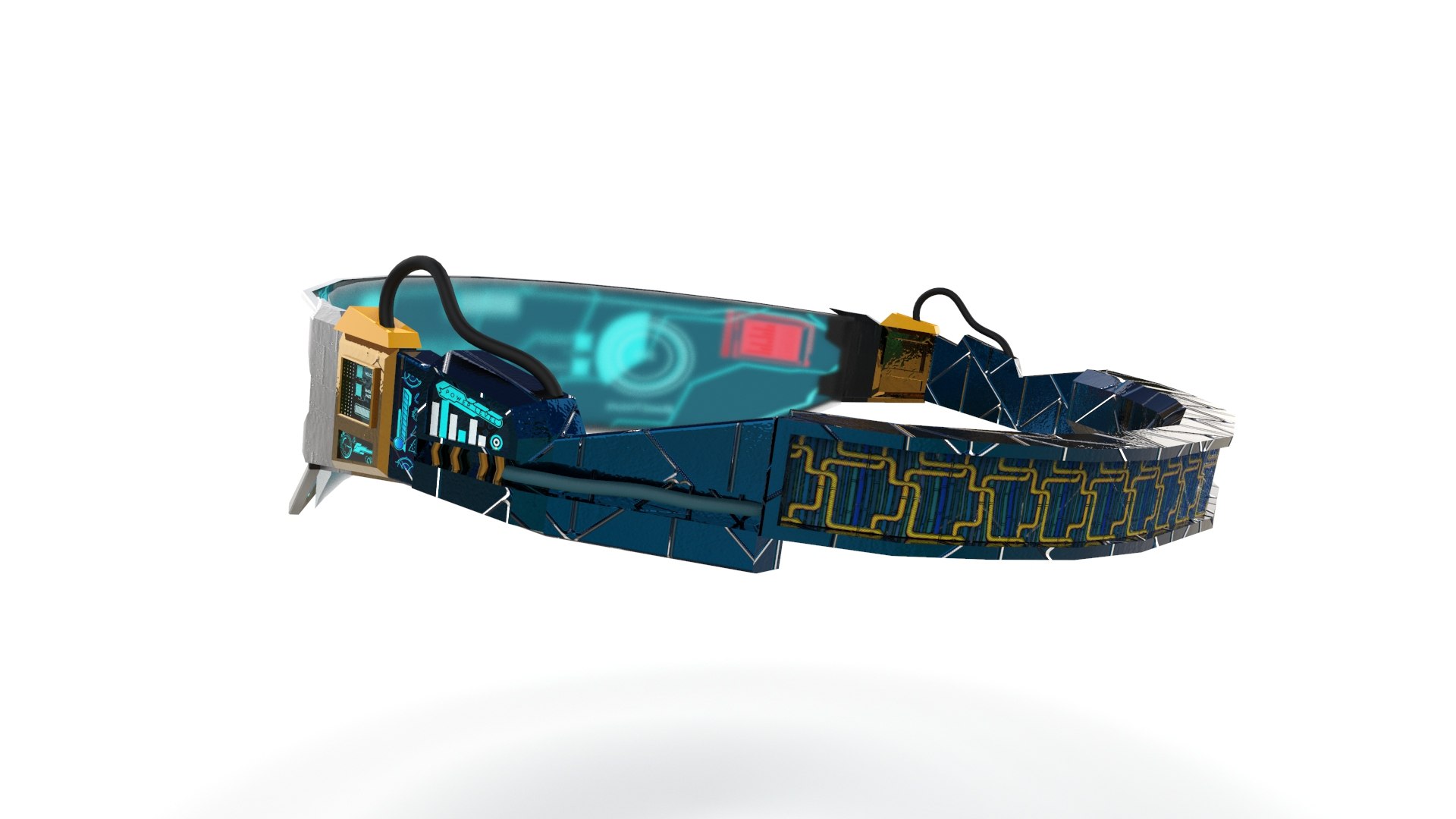 Sci Fi Glasses 3D - TurboSquid 1868575