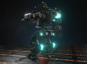 3D model Combat mecha CM-76