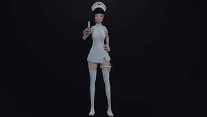 Nurse - Low Poly Character