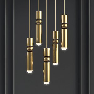 fulcrum light gold - 3D model