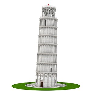 3D Leaning Tower of Pisa model
