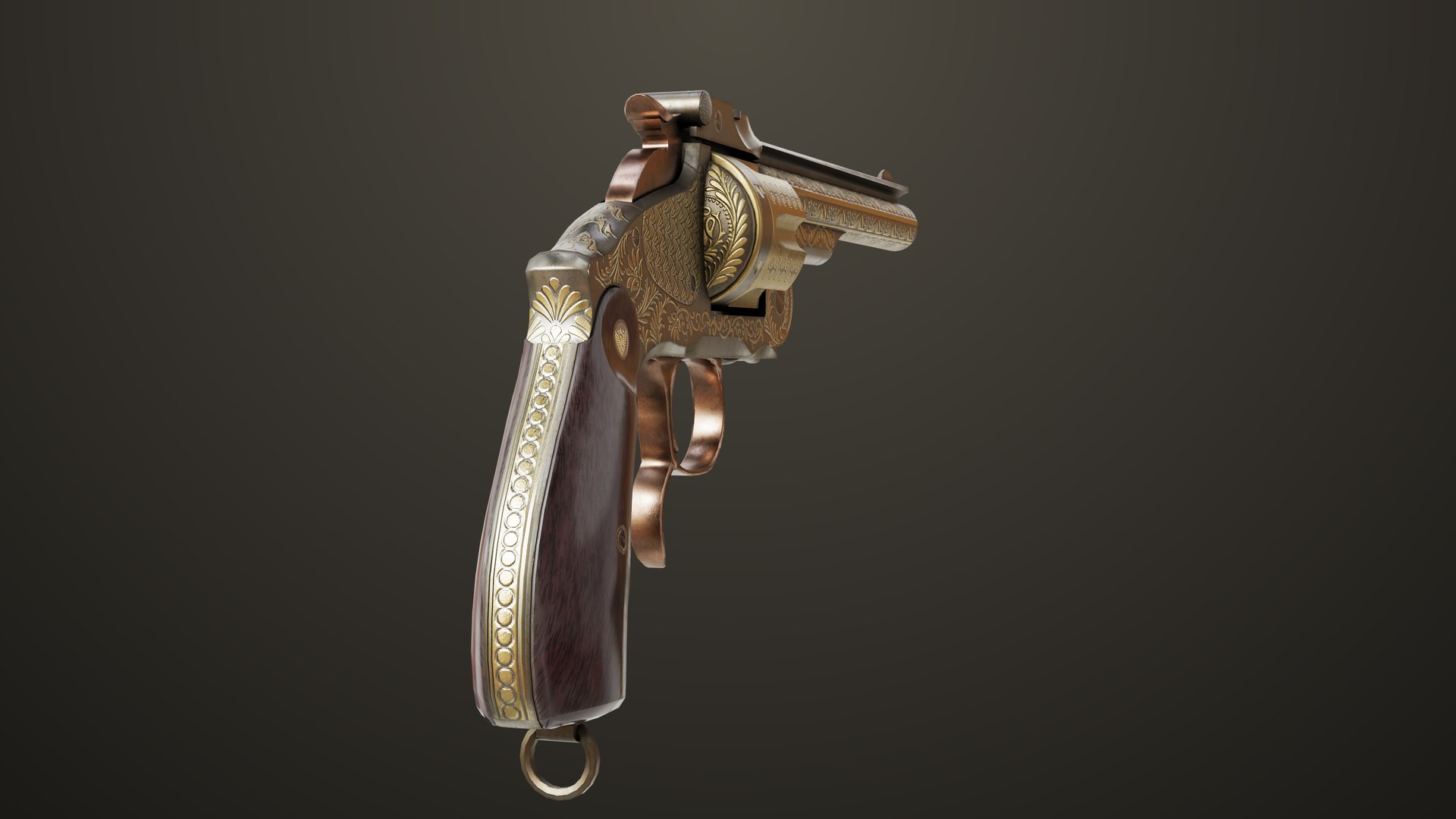 3D Aesthetic Revolver 02 Generic All PBR Unity UE Textures - TurboSquid ...