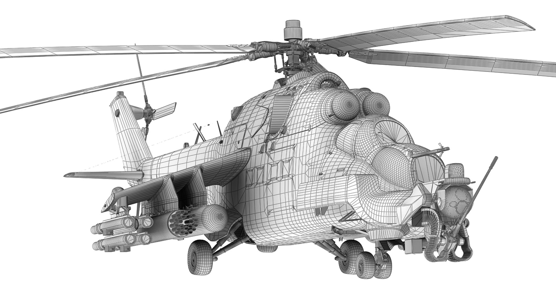 Superhind super hind 3D model - TurboSquid 1186741