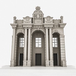 classic building door 3D model