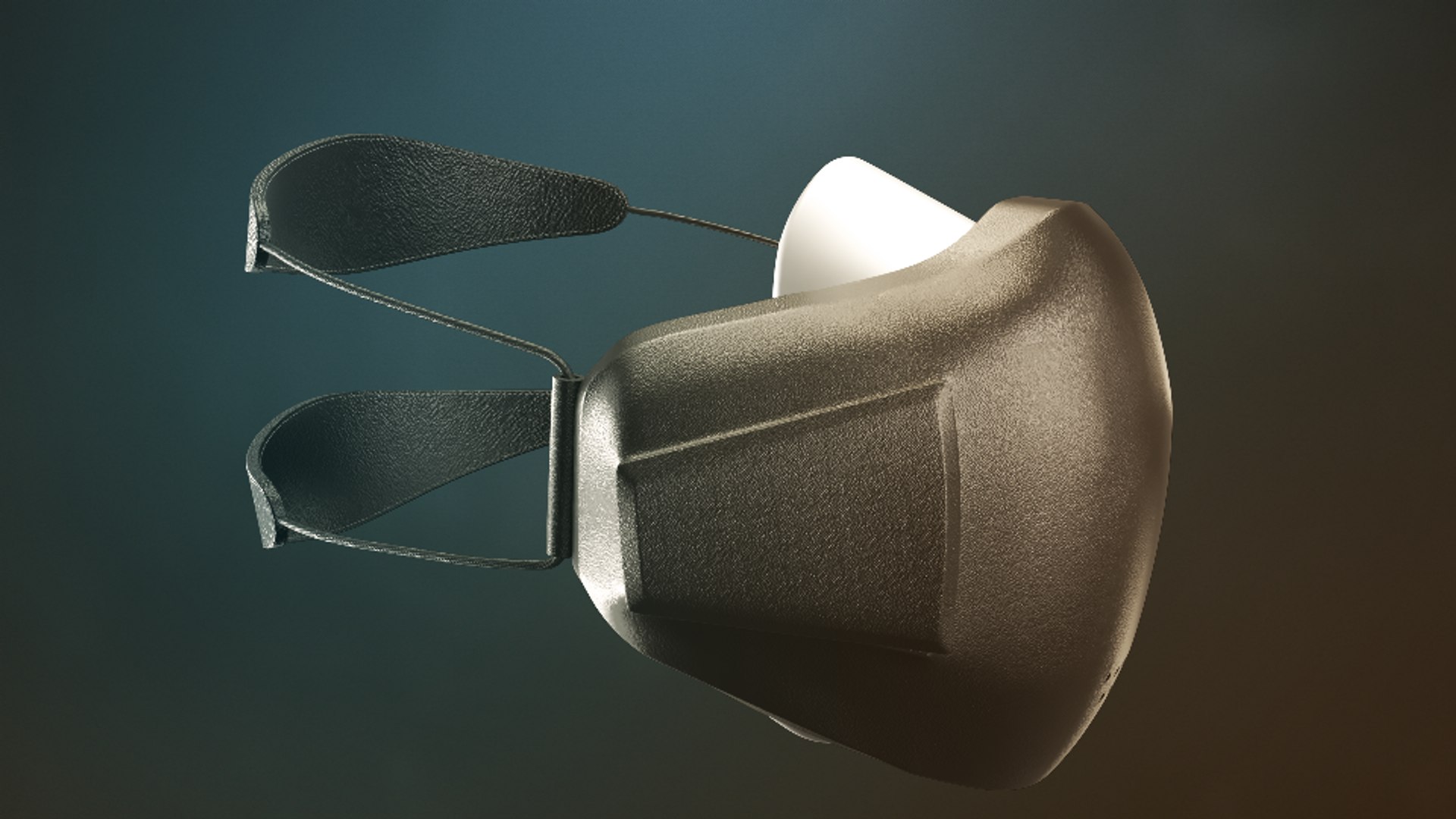 带零件的口罩3d模型