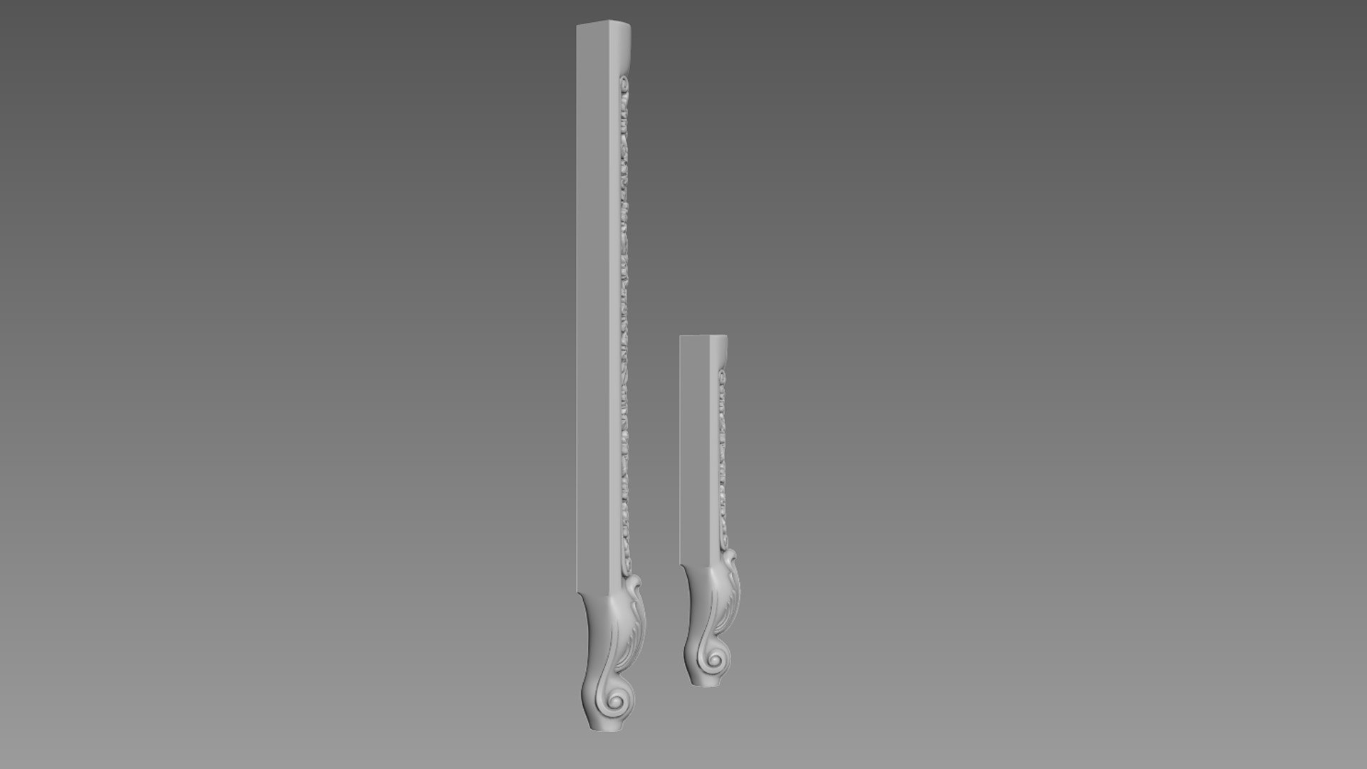 3D Furniture leg model - TurboSquid 2132926