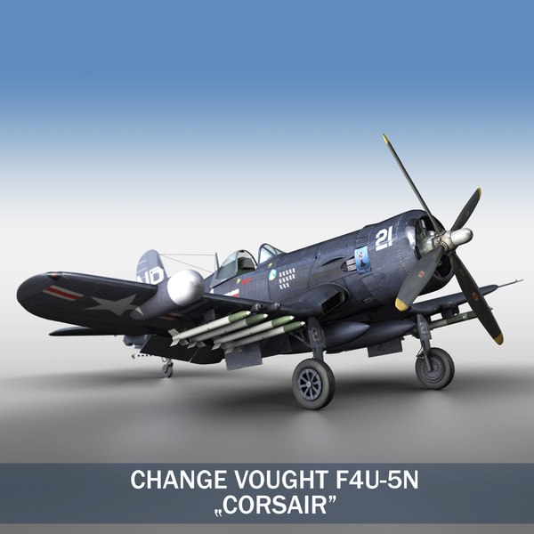 買い替えF4U-5Nコルセア3Dモデル - TurboSquid 476829