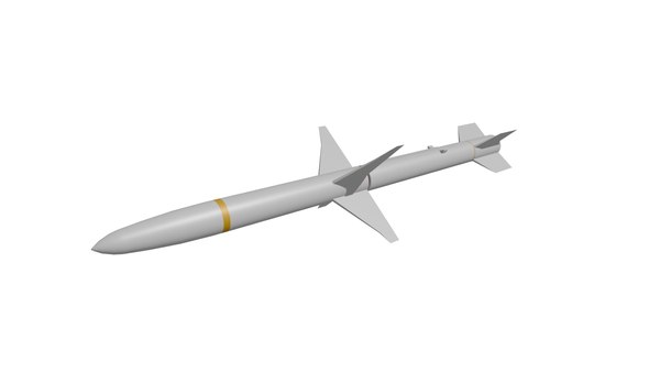 modelo 3d AGM-88 de baja poligonización - TurboSquid 2378285