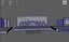 modello 3D di scenografia