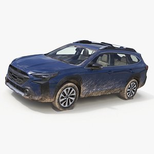 City Crossover SUV Blue Dirty