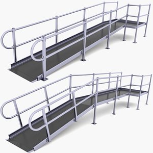 3D model Wheelchair Ramps v5