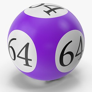 Bingo Ball 64 3D model
