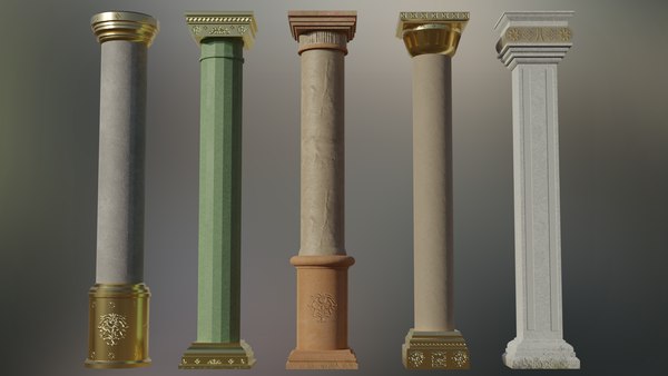 無料Ancient Columns Asset Pack3Dモデル - TurboSquid 1807285