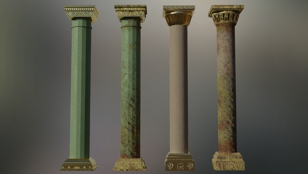 無料Ancient Columns Asset Pack3Dモデル - TurboSquid 1807285