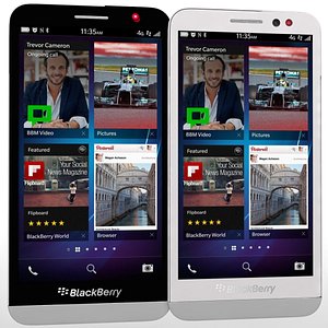 3ds max blackberry z30 black white