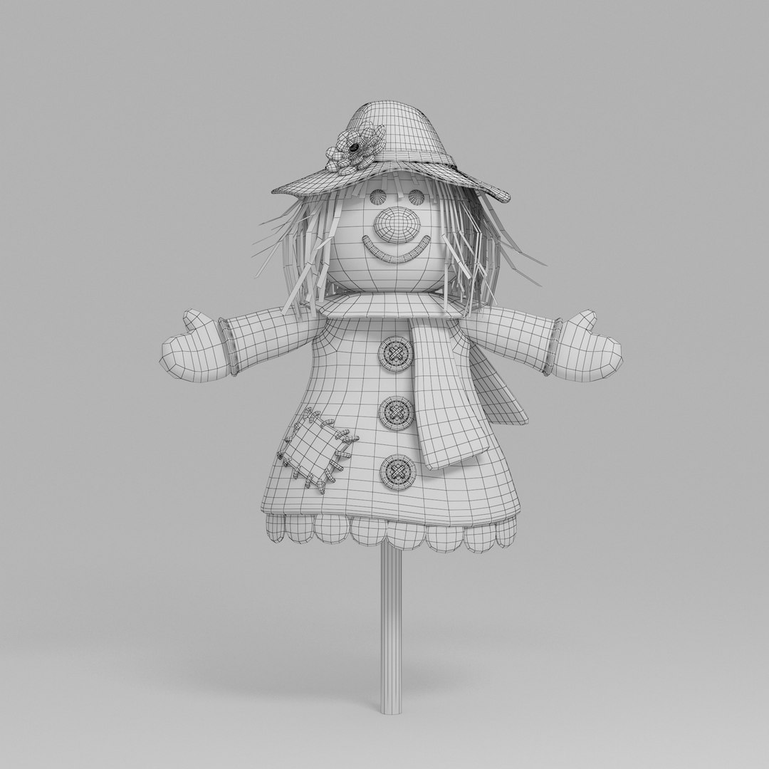 Scarecrow Model - TurboSquid 1873213