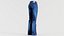 Dunkelblaue Jeans Lange Hose Remastered
