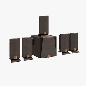 3d model creative speaker set