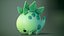 cartoon dinosaur animation 3D model