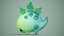 cartoon dinosaur animation 3D model
