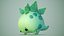 cartoon dinosaur animation 3D model