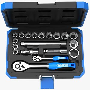 Detailed Socket Wrench Case