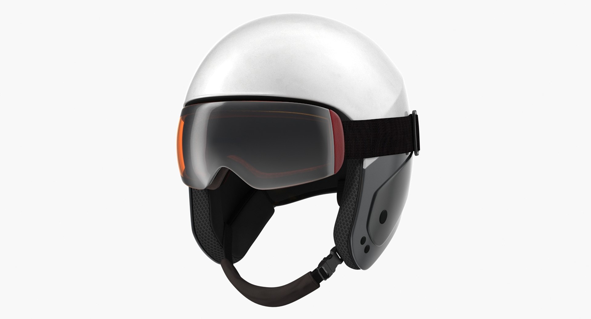 Ski Helmet 3D model preview