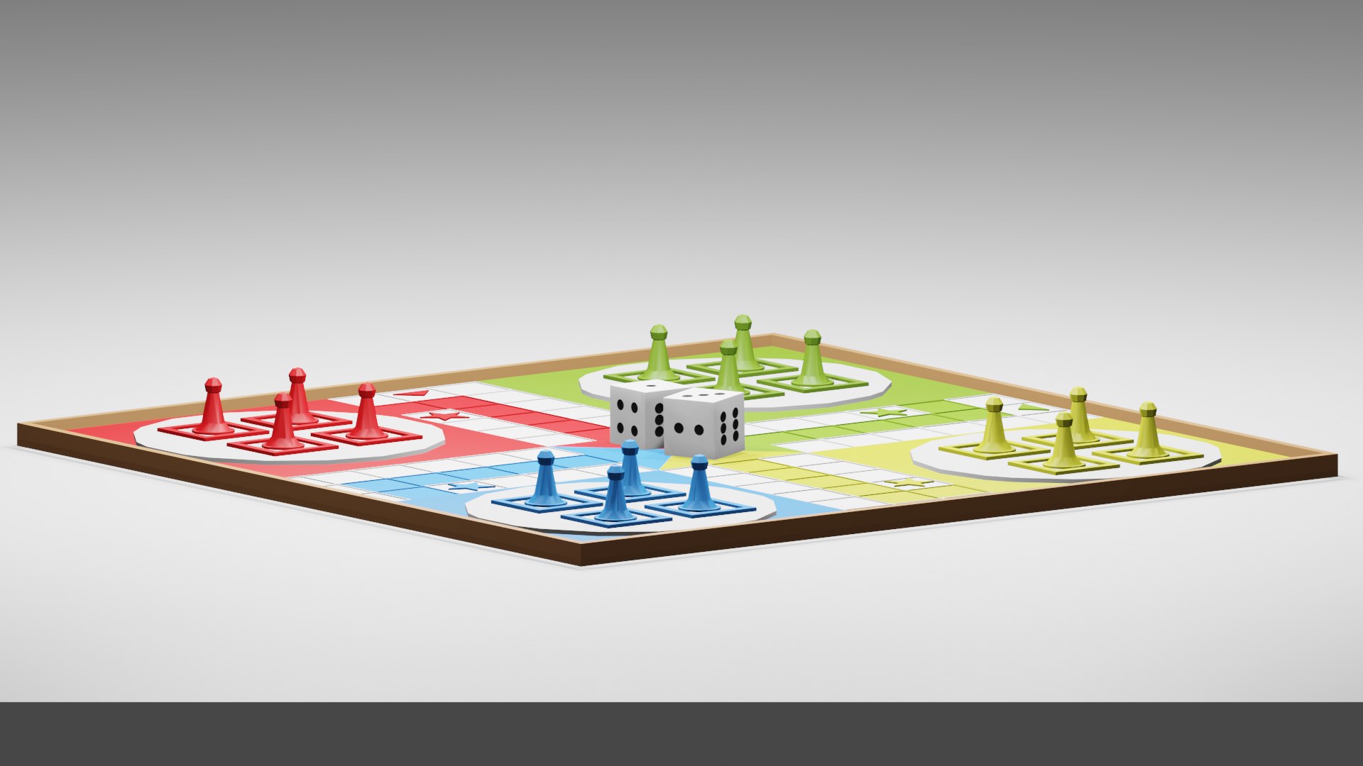 Ludo Board 3D - TurboSquid 2171178